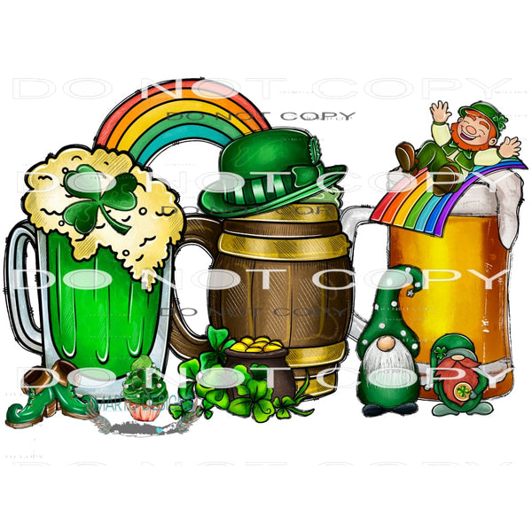 St.Patricks Day Beer #9701 Sublimation transfers - Heat