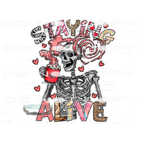 Staying Alive #9692 Sublimation transfers - Heat Transfer