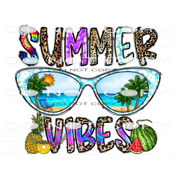 Summer Vibes #10618 Sublimation transfers - Heat Transfer