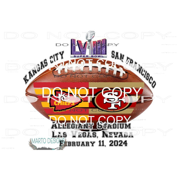 Superbowl 5 Sublimation transfers - Heat Transfer Graphic