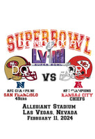 SuperBowl 2 Sublimation transfers - Heat Transfer Graphic