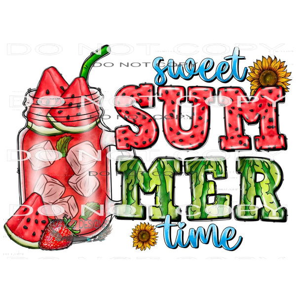 Sweet Summer Time #10414 Sublimation transfers - Heat
