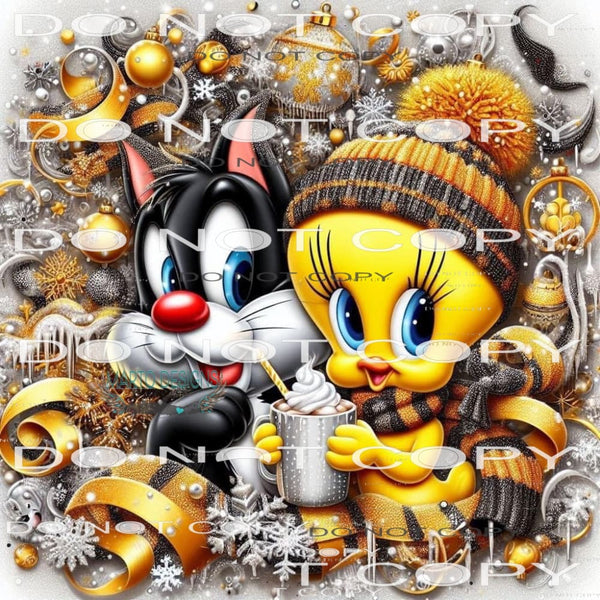 Sylvester And Tweety #8593 Sublimation transfers - Heat