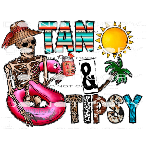 Tan And Tipsy #10450 Sublimation transfers - Heat Transfer