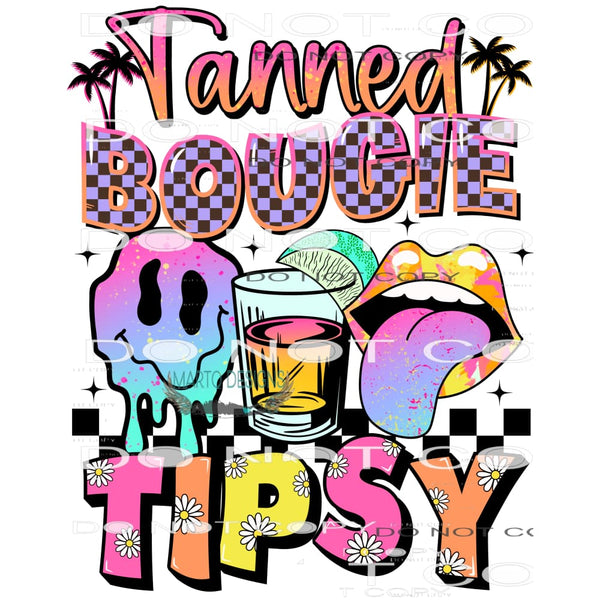 Tanned Bougie Tipsy #10279 Sublimation transfers - Heat
