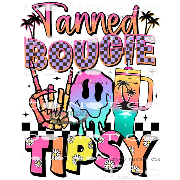 Tanned Bougie Tipsy #10280 Sublimation transfers - Heat