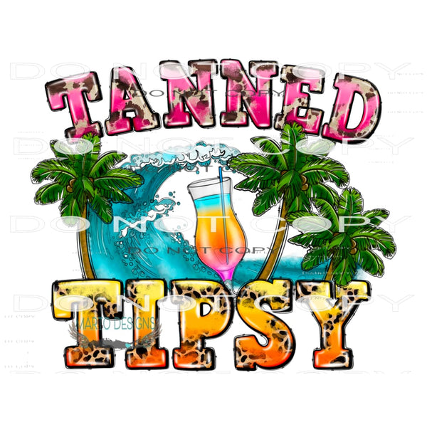 Tanned Tipsy #10402 Sublimation transfers - Heat Transfer