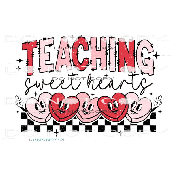 Teaching sweethearts # 123123 Sublimation transfers - Heat