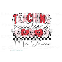 teaching sweethearts custom # 123124 Sublimation transfers -
