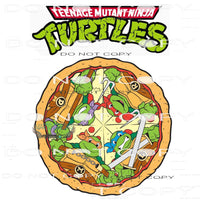 Teenage Mutant Ninga Turtles #6283 Sublimation transfers -