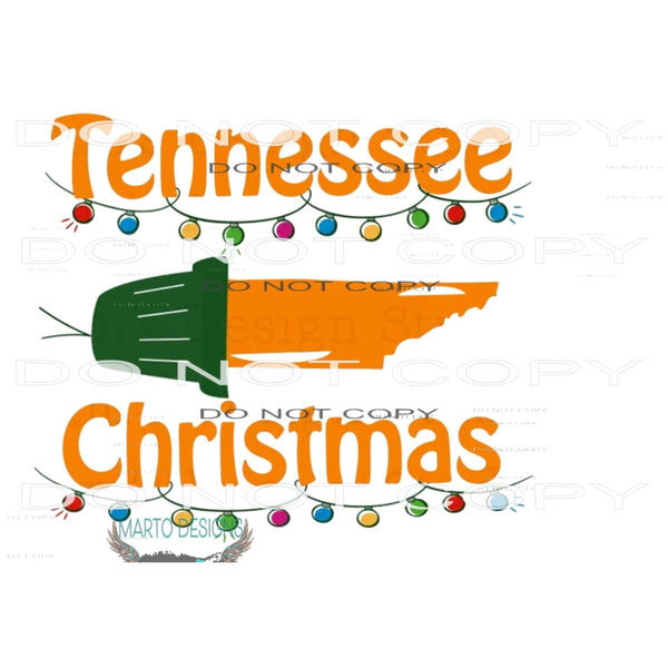 tennessee christmas # 9998 Sublimation transfers - Heat
