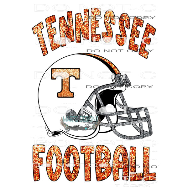 Tennessee football # 1101 Sublimation transfers - Heat