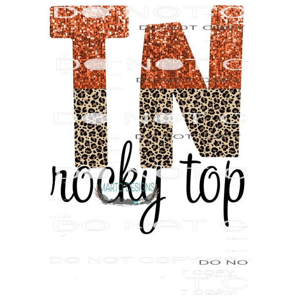 Tennessee rocky top # 9938 Sublimation transfers - Heat