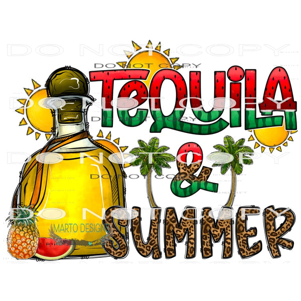 Tequila And Summer #10458 Sublimation transfers - Heat