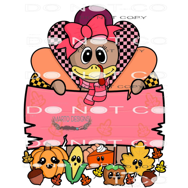 Thanksgiving Name Girl #8228 Sublimation transfers - Heat