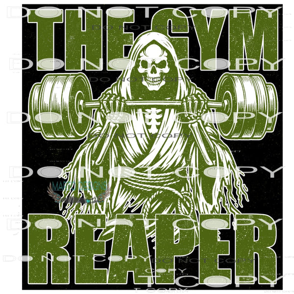 The Gym Reaper #9458 Sublimation transfers - Heat Transfer