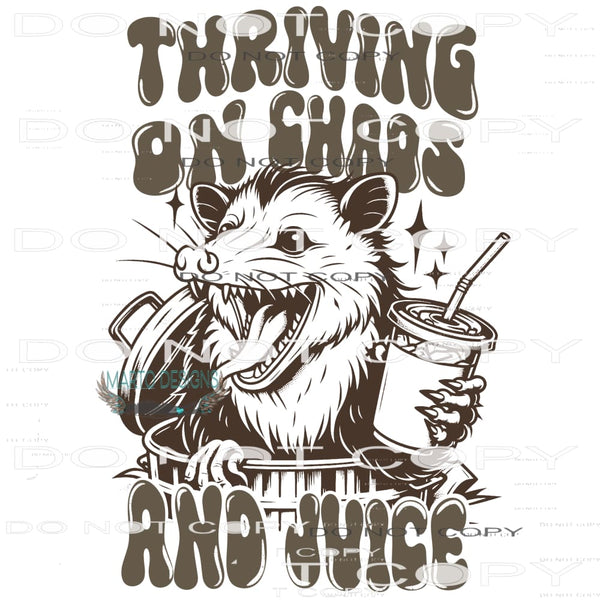 Thriving On Chaos And Juice #9144 Sublimation transfers -