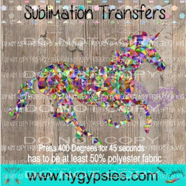 Unicorn 2 sublimation transfer Heat Transfer