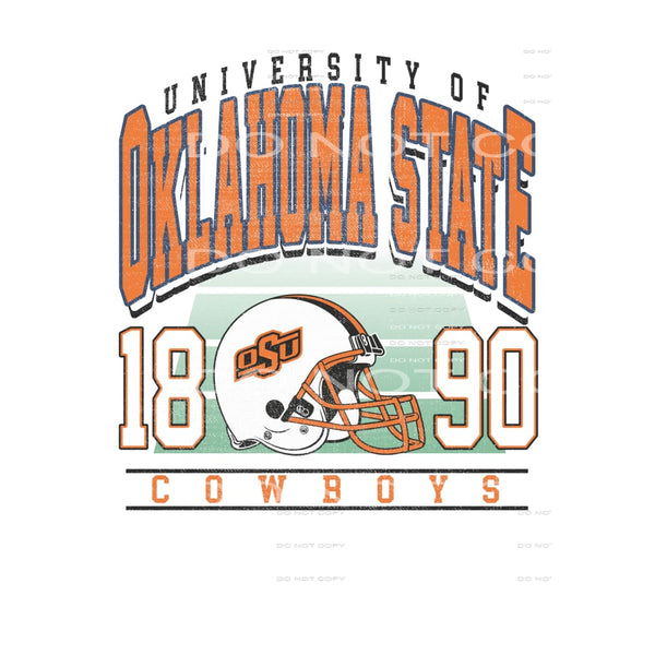 University of Oklahoma state # 554 Sublimation transfers -