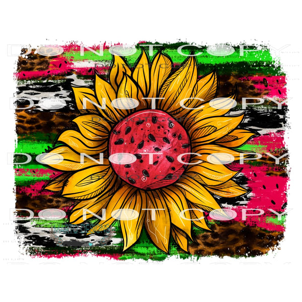 Watermelon Sunflower #10633 Sublimation transfers - Heat