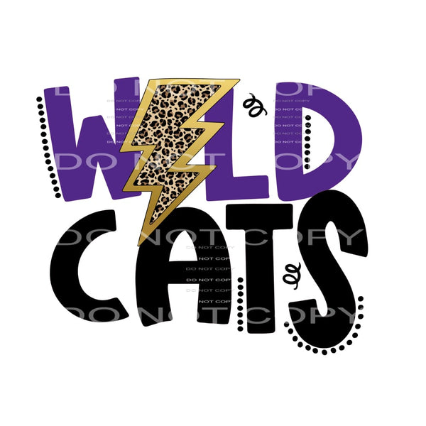 wildcats purple # 89924 Sublimation transfers - Heat