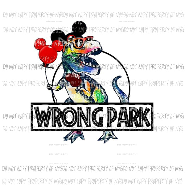 Wrong Park Sublimation transfers Heat Transfer