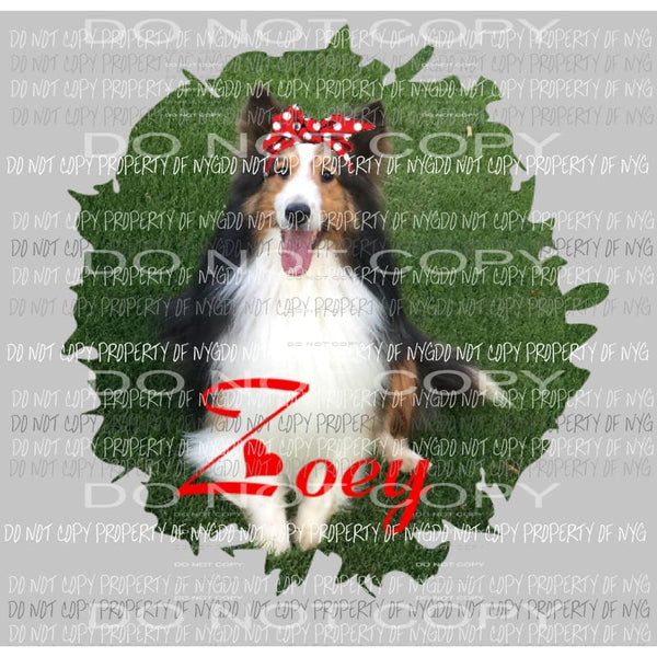 YOUR PET Custom design sent me picture through email sublimation transfer Heat Transfer