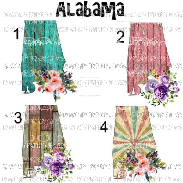 Alabama 4 to choose from sublimation transfers Heat Transfer