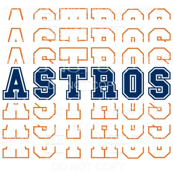 ASTROS STACKED # 3031 Sublimation transfers - Heat Transfer