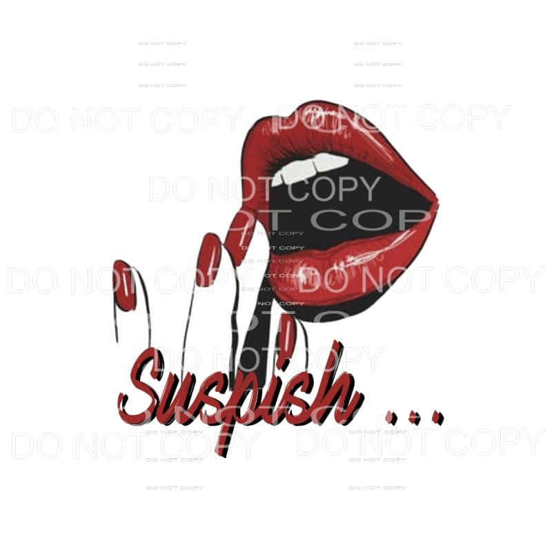 Sublimation Transfer -Louis Vuitton Tongue/Lips