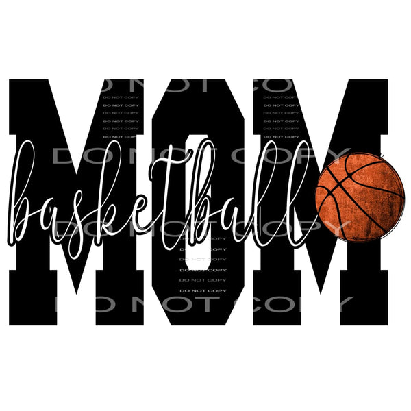 Basketball mom # 9968 Sublimation transfers - Heat Transfer