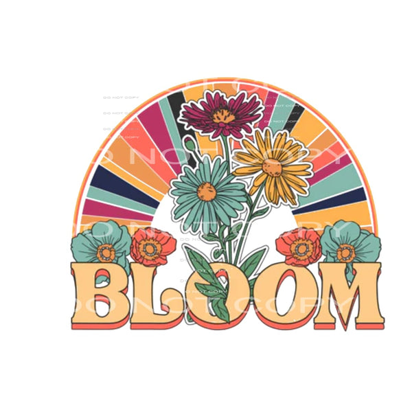 bloom # 7761 Sublimation transfers - Heat Transfer Graphic