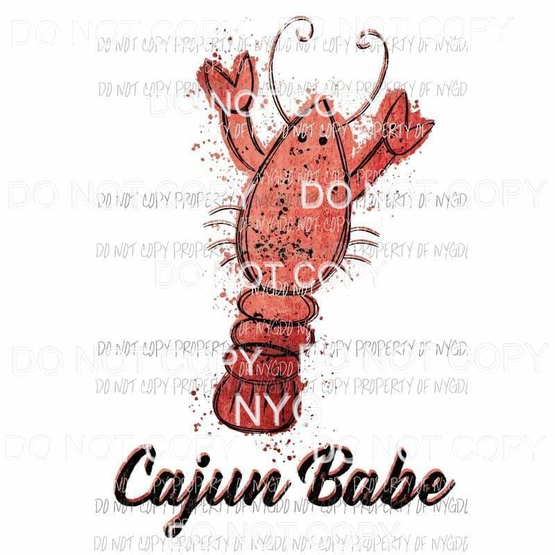 martodesigns - Cajun Babe Crawfish # 4 Sublimation transfers