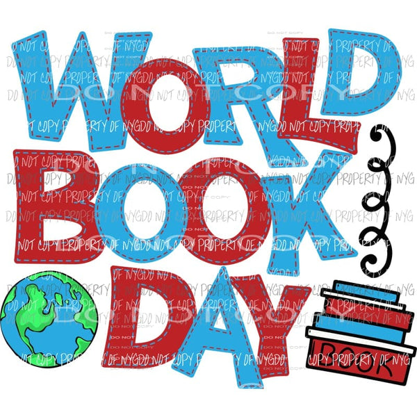 Copy of World Book Day #2 Dr Seuss Sublimation transfers Heat Transfer