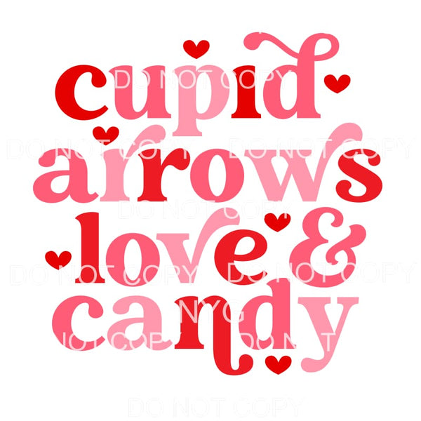 Cupid Arrows Love Candy Retro Valentines Day #2217 