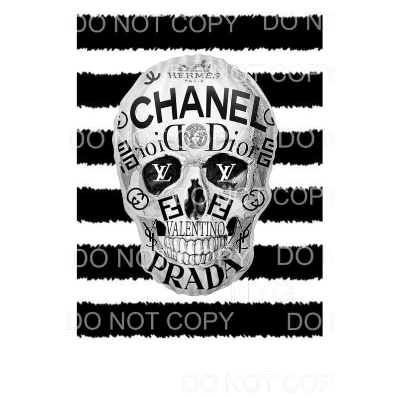Gucci Chanel Dior Lv Versace Skull Letter SVG