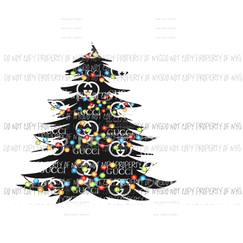 martodesigns - Gucci Christmas Tree 2 Sublimation transfers