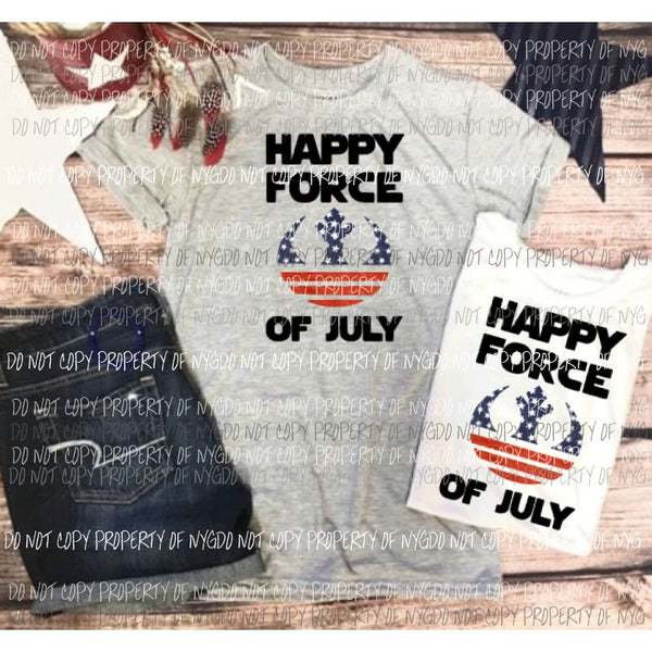 Happy Force of July Sublimation transfers Heat Transfer