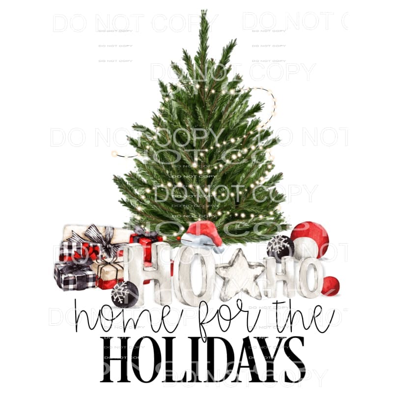 martodesigns - Ho Ho Home For The Holidays Christmas Tree