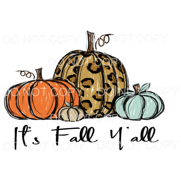 its fall yall pumpkins 20 Sublimation transfers - Heat 
