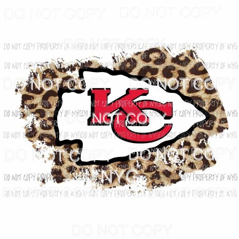 martodesigns - KC Kansas City # 454 arrowhead leopard Chiefs