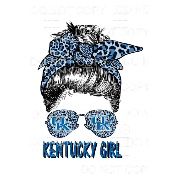 Kentucky Girl Bun Sublimation transfers - Heat Transfer
