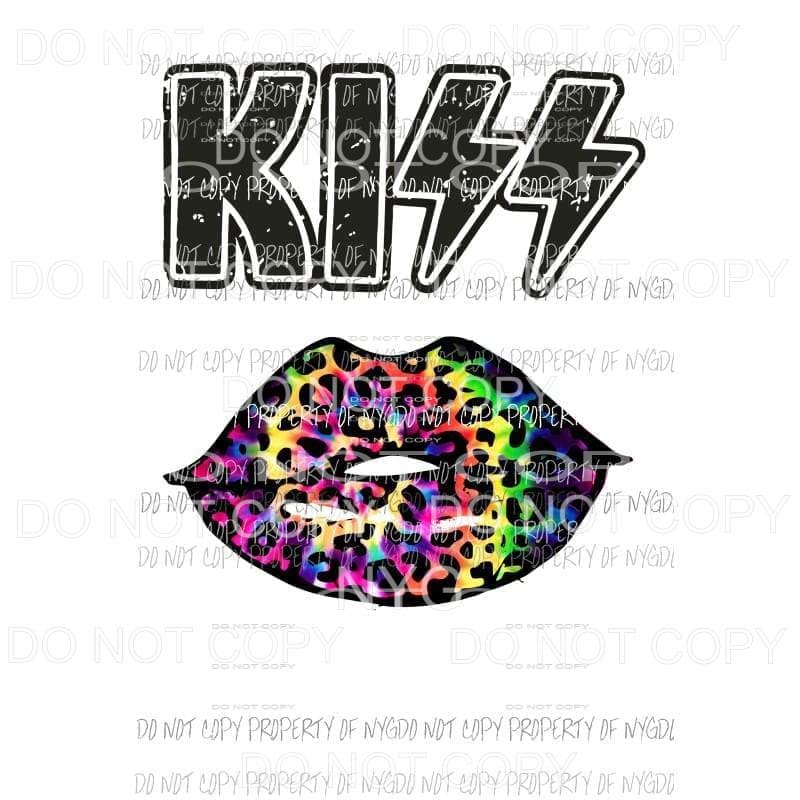 martodesigns - KISS Lips Tie Dye #1 Sublimation transfers