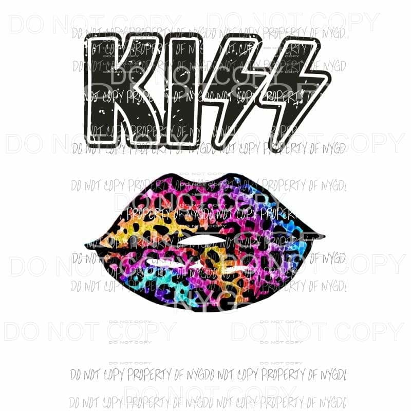 martodesigns - KISS Lips Tie Dye #2 Sublimation transfers