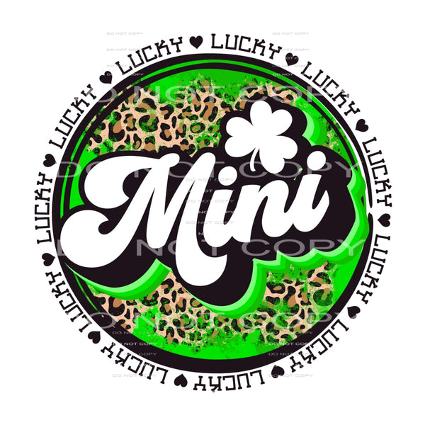 Lucky Mini Wings Retro Leopard St Patricks Day #2531 