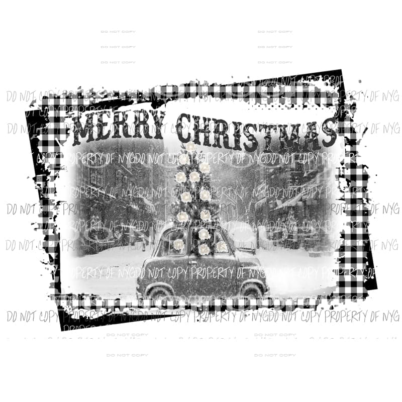 martodesigns Merry Christmas Car with Christmas tree 4