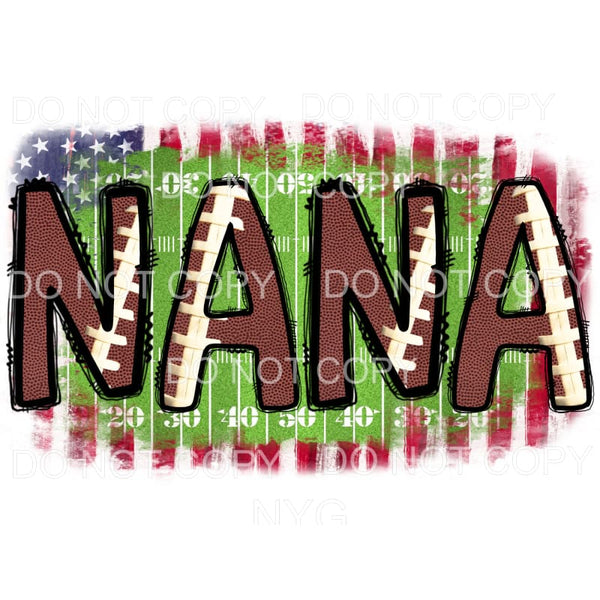 Nana Footbal Field Flag Background #199 Sublimation 