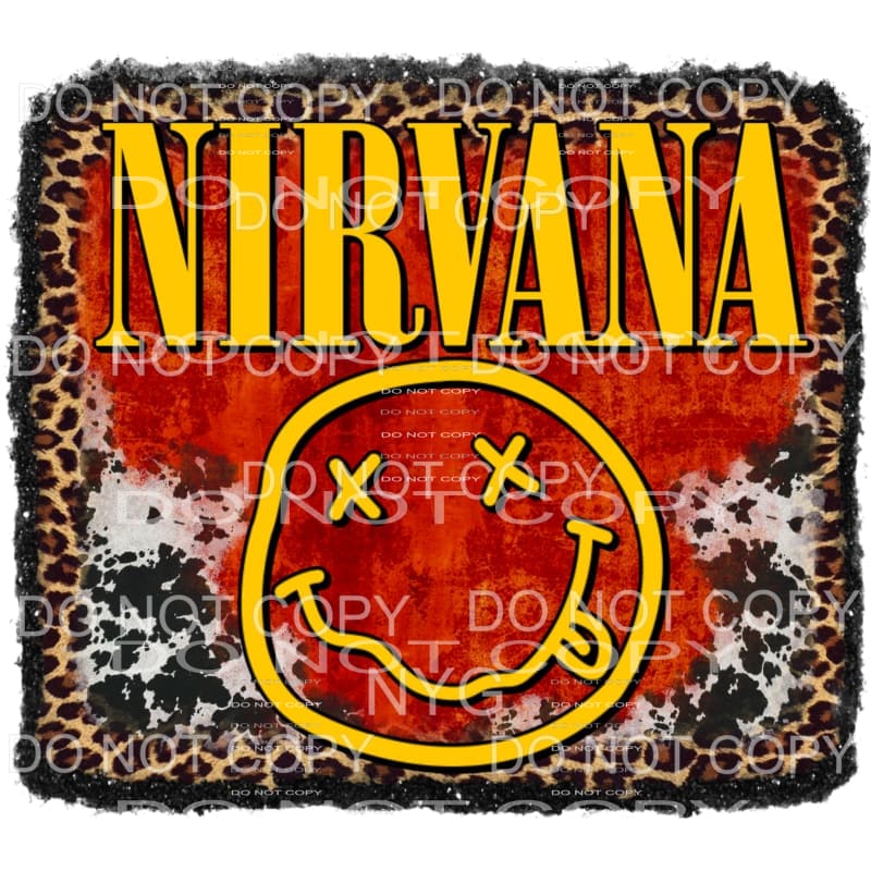 martodesigns - Nirvana Rock Back Leopard Cow Print