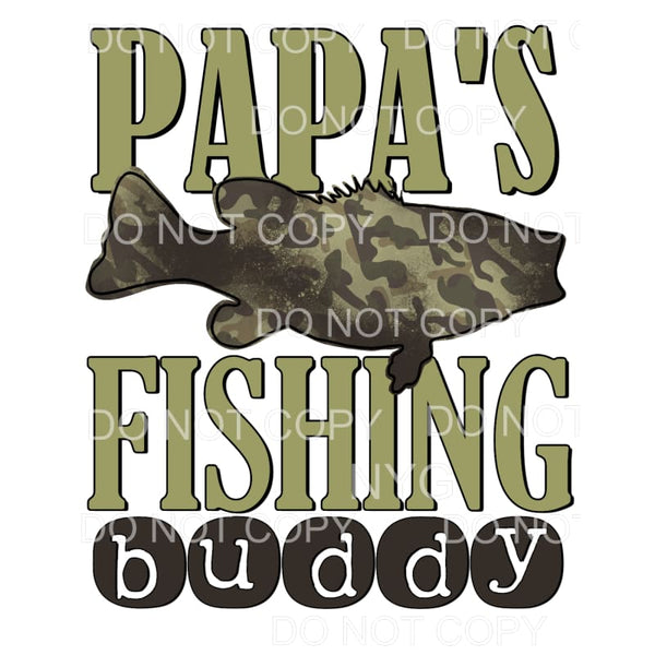 Papa’s Fishing Buddy #1 Sublimation transfers - Heat 