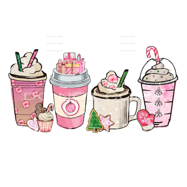 Pink Coffee # 1017 Sublimation transfers - Heat Transfer